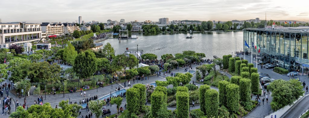 Vue aérienne Enghien-les-Bains ©Ville d'Enghien-les-Bains