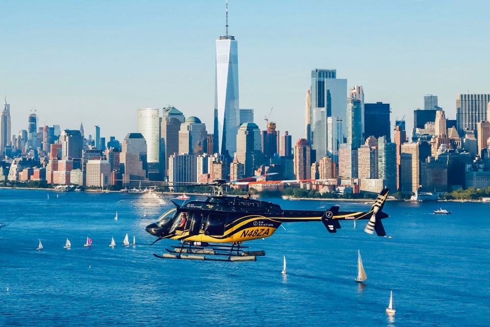 Vue aérienne de Manhattan et de Central Park en hélicoptère