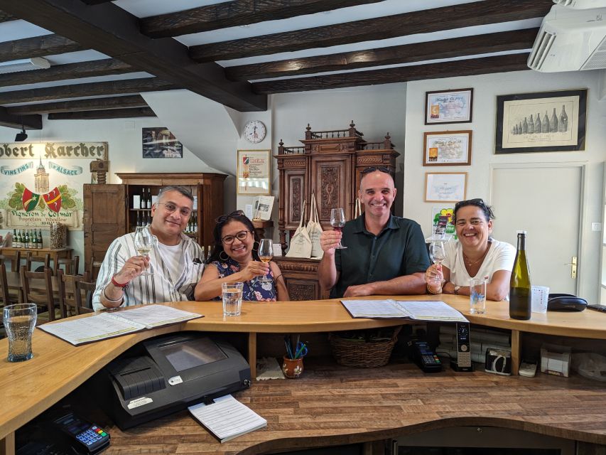 Dégustation de vins d'Alsace à Colmar