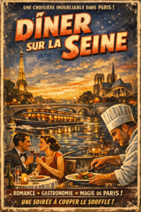 Dîner sur la Seine - dîner croisière
