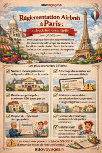 Réglementation Airbnb à Paris en 2026 : règles essentielles