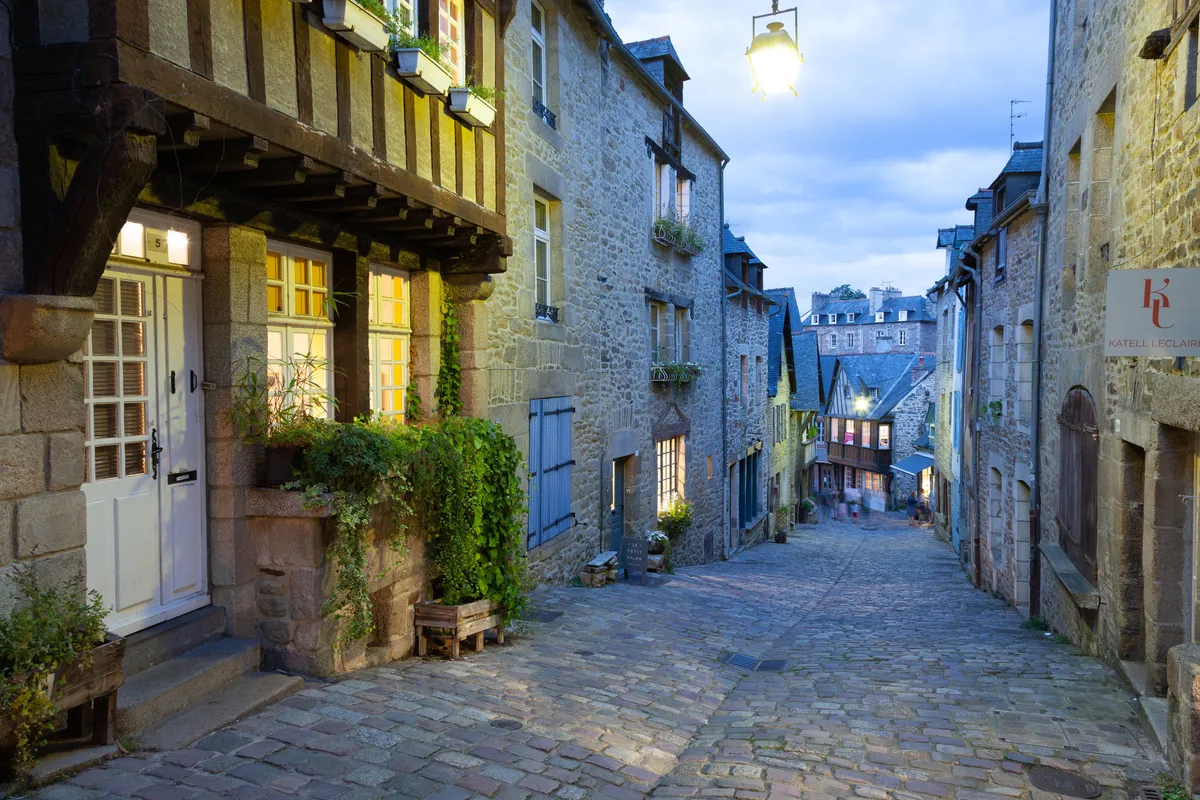 Les rues médiévales à colombages de Dinan