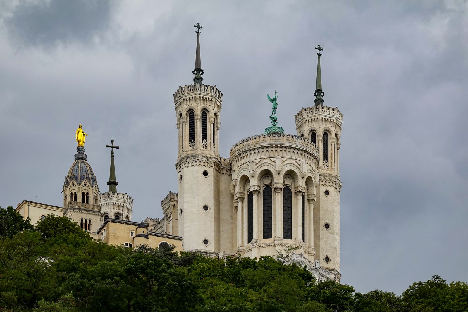 La basilique Notre-Dame de Fourvière à Lyon
