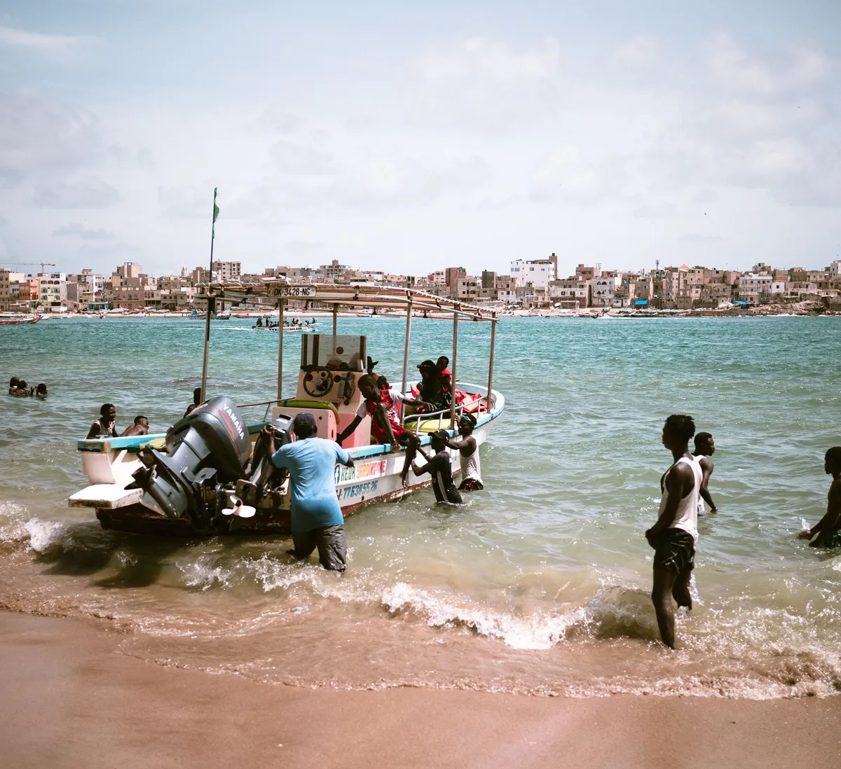 Le littoral de Dakar et ses pirogues