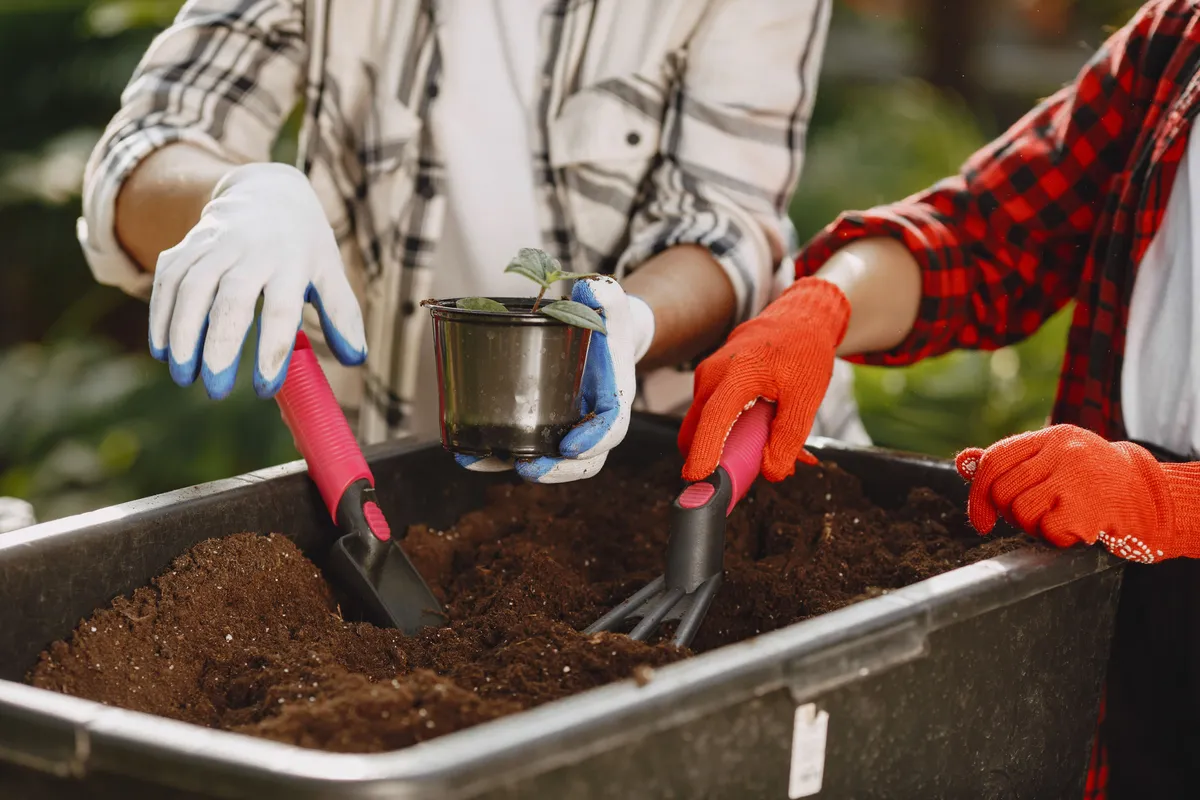 Le jardinage, mission fréquente en échange de travail