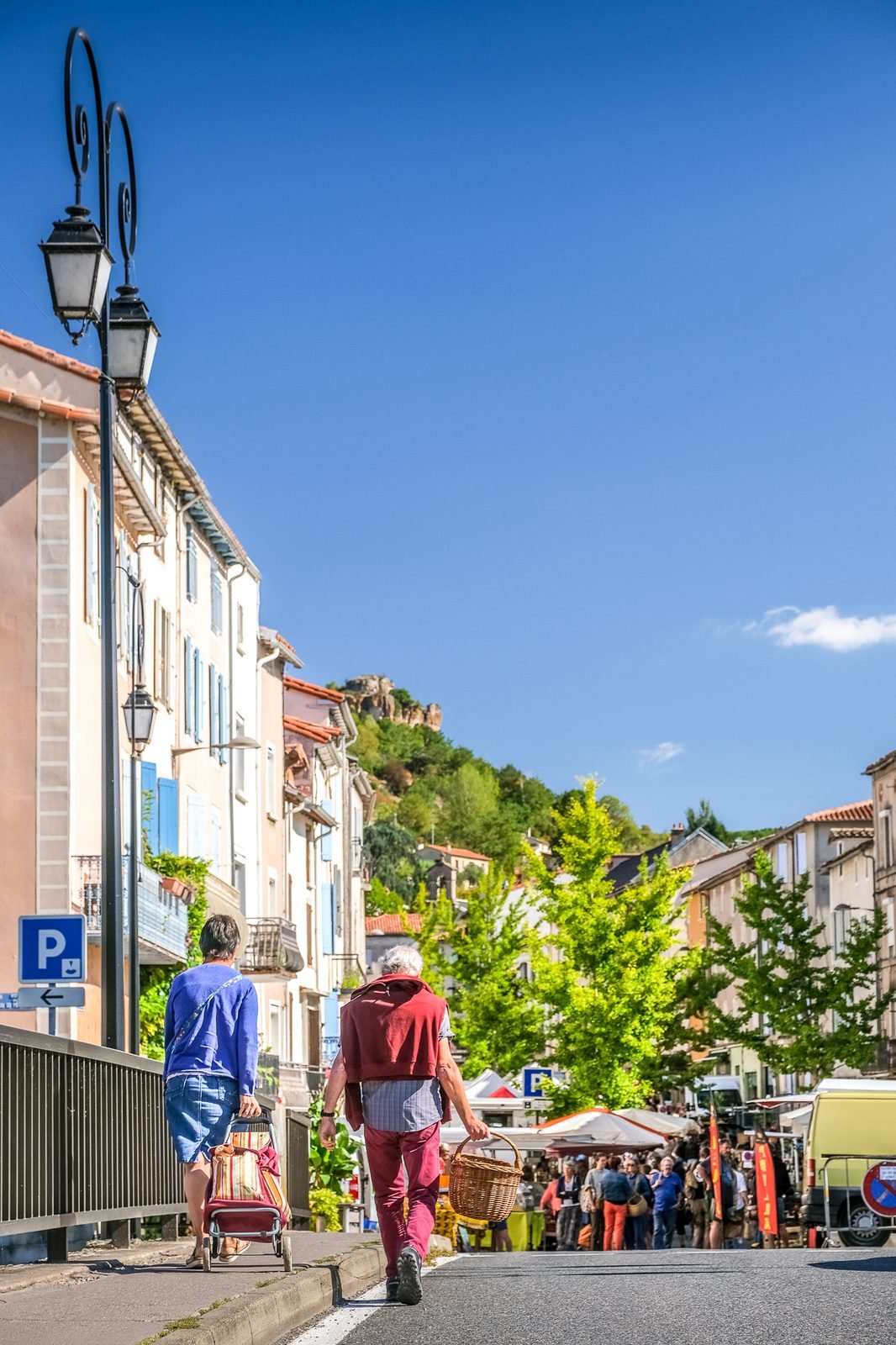 Jour de marché à Saint-Affrique