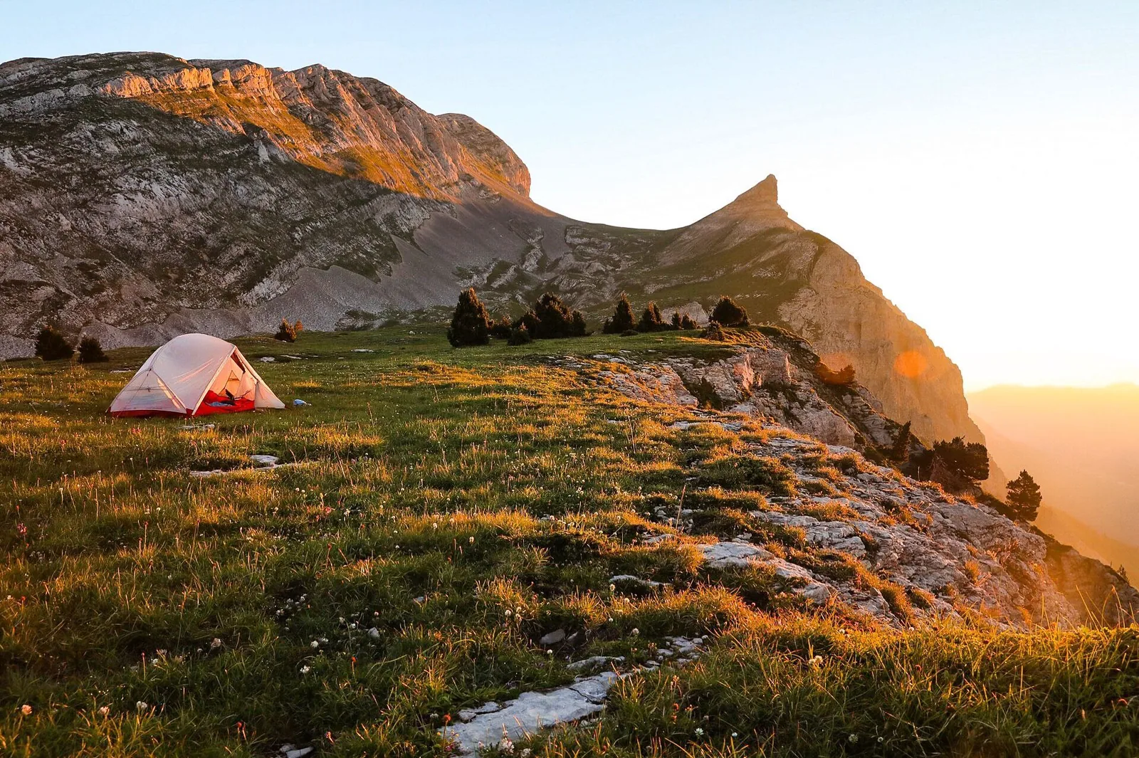Bivouaquer et marcher sur les hauts plateaux du Vercors depuis le Trièves