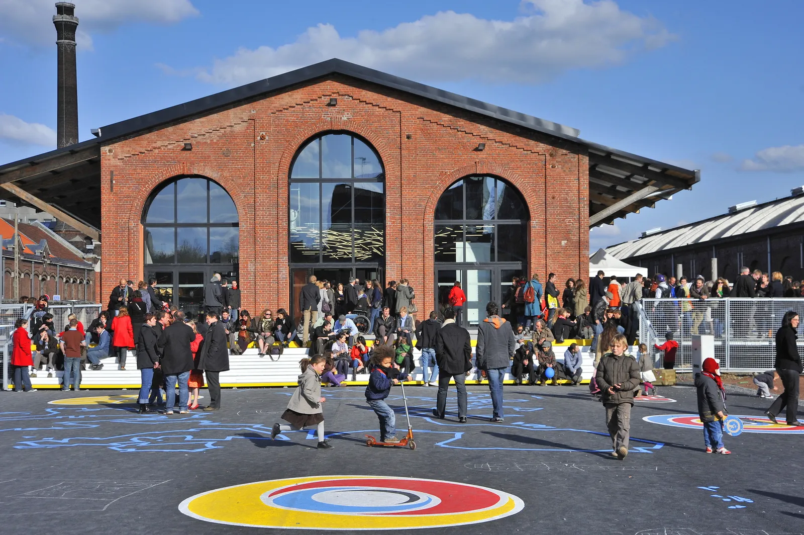 La gare Saint-Sauveur à Lille, ancienne gare de marchandises devenue lieu d'exposition gratuit